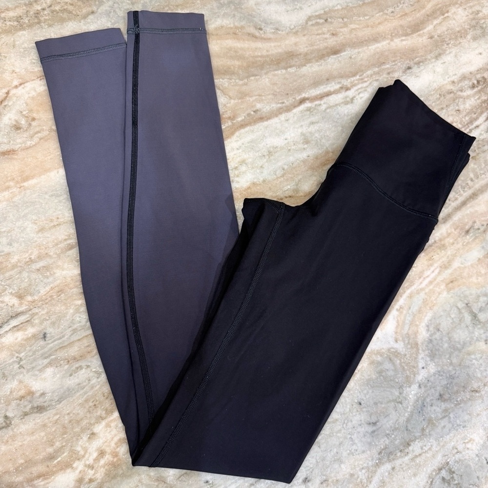 Women’s LULULEMON Wunder Under Hi-Rise Tight 28" Black Ombre Black- Size 4 - Picture 3 of 4